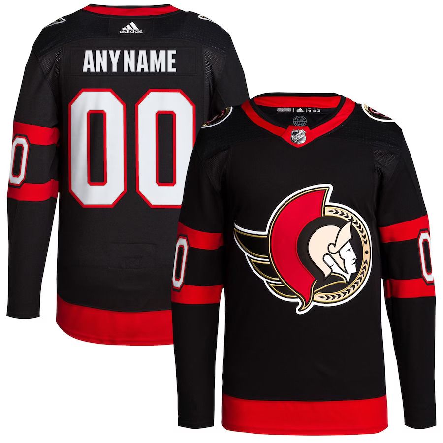Men Ottawa Senators adidas Black Home Primegreen Authentic Pro Custom NHL Jersey->women nhl jersey->Women Jersey